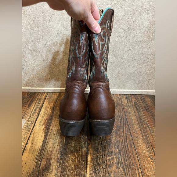 Shyanne Xero Gravity Embroidered Performance Western Boot Square toe - Picture 6 of 8